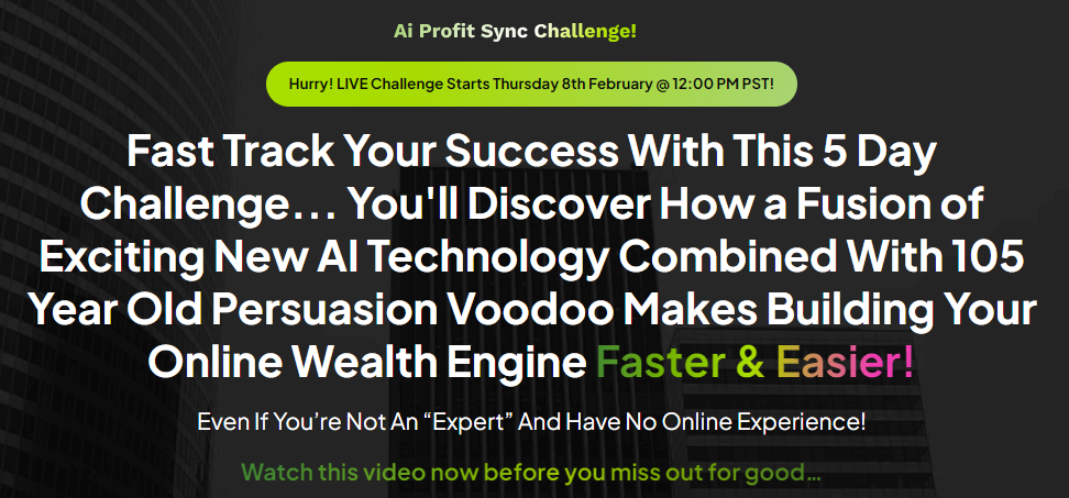 AI Profit Sync Challenge review fe